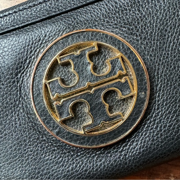 Tory Burch black leather zip wallet - Picture 3 of 6